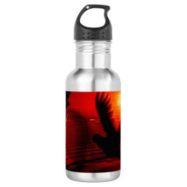 Hearts and Doves Edelstahlflasche