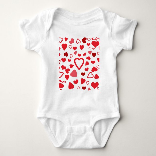 Hearts A'Plenty Baby Strampler (Vorderseite)