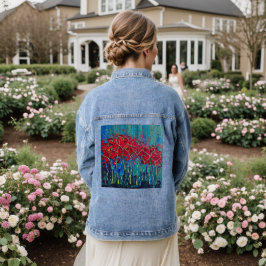 Hearts Denim Jeans Jacket Jeansjacke
