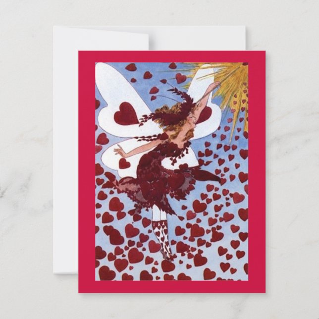 Hearts Fairy Einladung (Vorderseite)