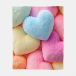 Hearts Fleece Blanket