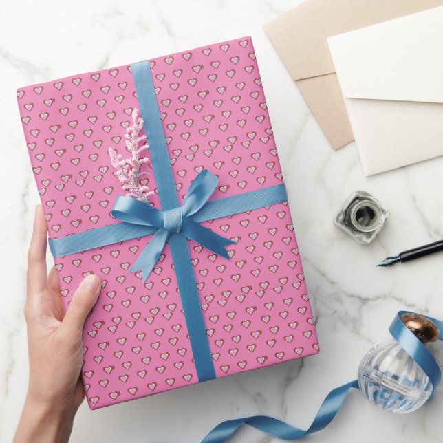 Hearts Geschenkpapier (Schenken)