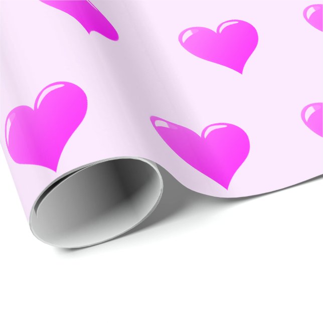 Hearts Geschenkpapier (Rolleneckpunkt)