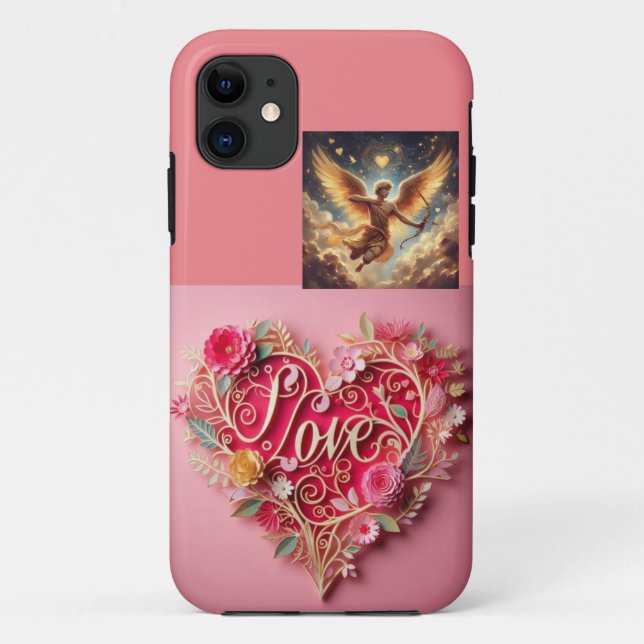 "Heart's Guardian: Liebe-Infused iPhone Case" Case-Mate iPhone Hülle (Rückseite)
