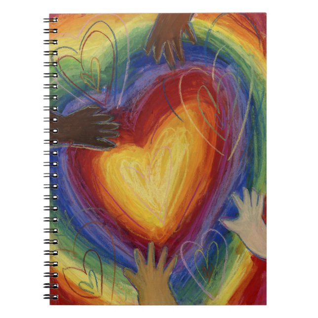 Hearts & Hands Love Diversity Art Carnet Journal (Devant)