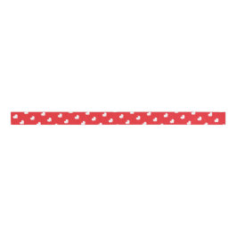 Hearts Happy Valentine’s Day Modern Love Pattern Ripsband