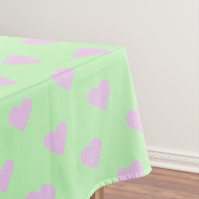 Hearts – Herzen – Herzchen Tischdecke (Beispiel)