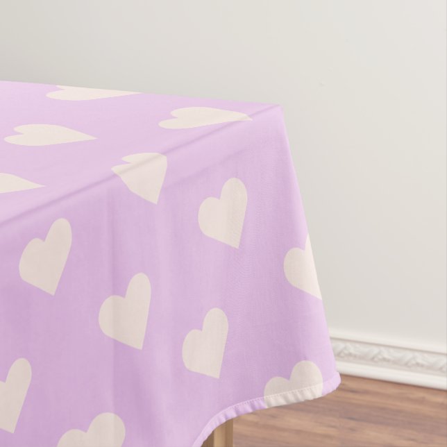 Hearts – Herzen – Herzchen Tischdecke (Beispiel)