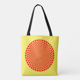 Hearts Mandala Design Tasche