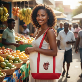 Hearts Mini Tote Bag Tragetasche