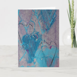Hearts Mixed Media, Geburtstag Karte