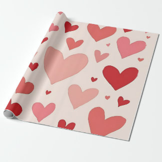 Hearts Packpapier