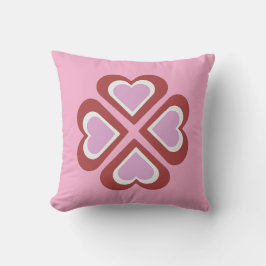 Hearts pattern kissen