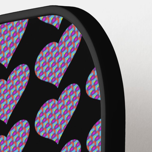 Hearts Pickleball Paddle (Linke Seite)