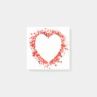Hearts post it note post-it klebezettel