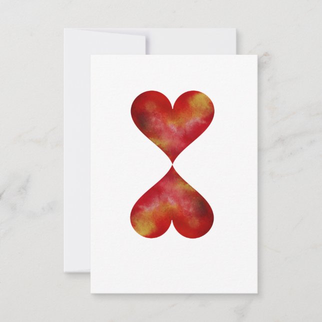 Hearts Postkarte (Vorderseite)