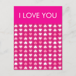 Hearts Postkarte