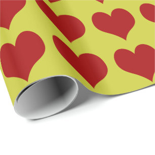 Hearts ~ Roll Gift Wrapping Paper FARBE CHANGE Geschenkpapier