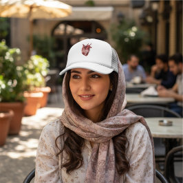 Hearts Trucker Hat Truckerkappe