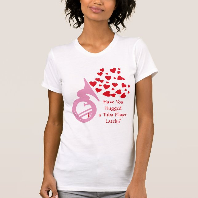Hearts Tuba T-Shirt (Vorderseite)