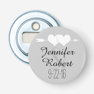 Hearts und Arrow Wedding Bottle Opener Flaschenöffner