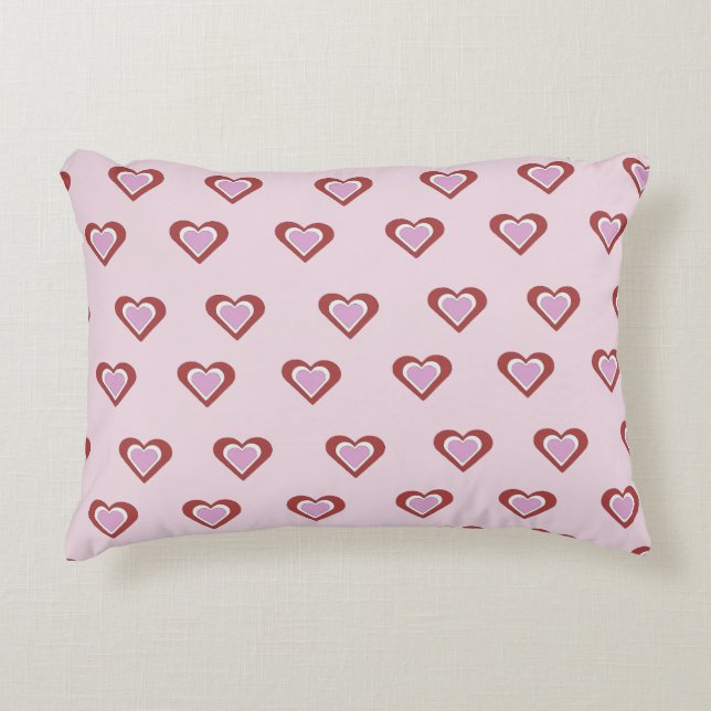 Hearts, Valentine's Day Dekokissen (Vorderseite)