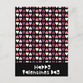 Hearts Valentinstag Postkarte