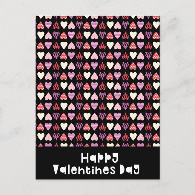 Hearts Valentinstag Postkarte (Vorderseite)