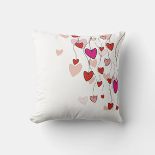 Hearts Vine Pillow Kissen