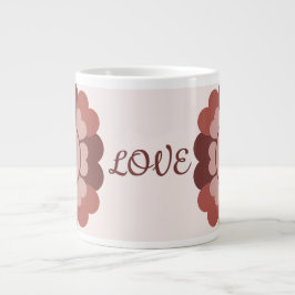 Hearts Wreath Jumbo-Tasse