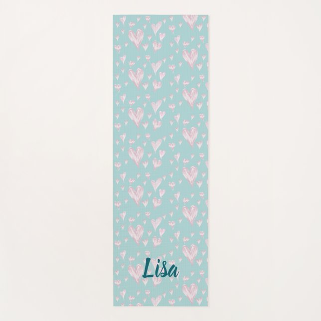 Hearts Yogamatte (Vorderseite)