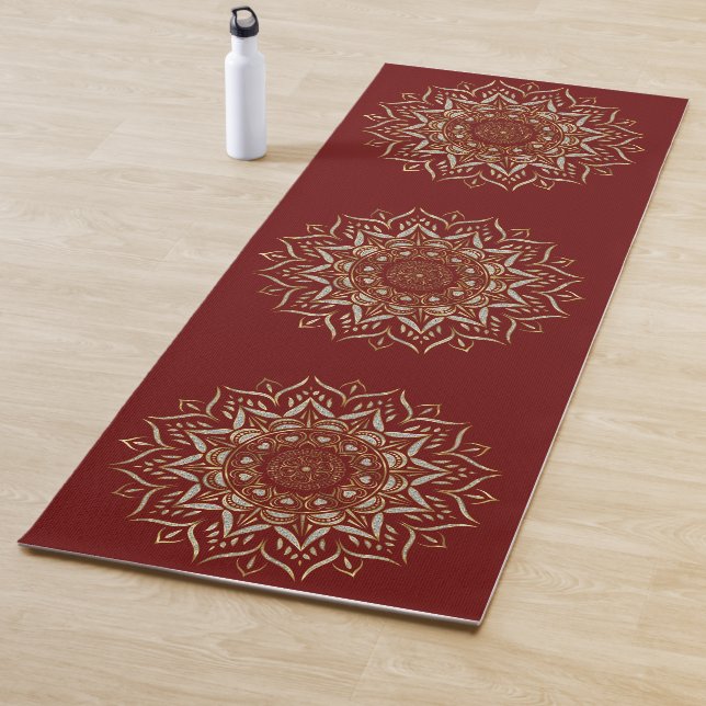 Heartsmandala Imitate Glitzer Textur Yoga Matte (Beispiel)