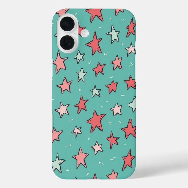 Heartstopper Nick Nelson Stars Telefon blau iPhone 16 Plus Hülle (Rückseite)