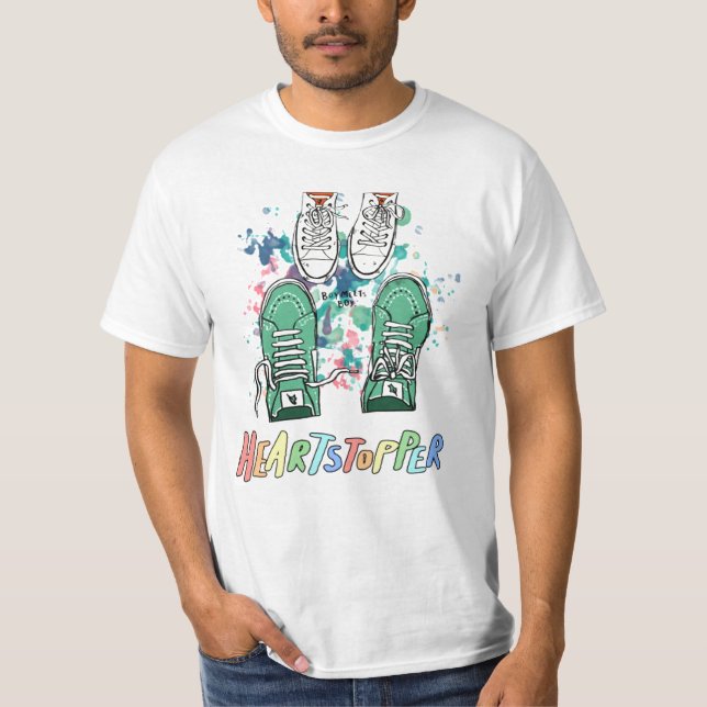 Heartstopper Sweater Art T-Shirt (Vorderseite)