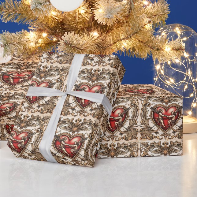 "Heartstring Arrow Strike" Geschenkpapier (Feiertage)