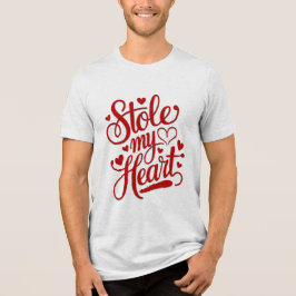 Heartstrings angefügt Tri-Blend shirt