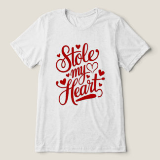 Heartstrings angefügt Tri-Blend shirt