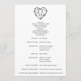 Heartstrings Wedding Program Programm