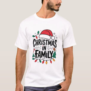 Heartwarming Christmas in Family T-Shirt for Festi