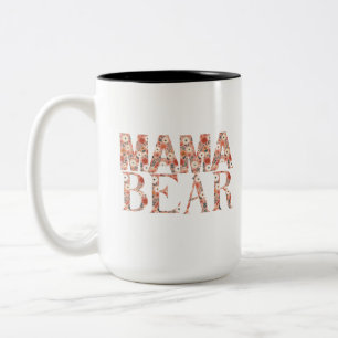 Heartwärming Mama Bear Ditsy Floral Zweifarbige Tasse