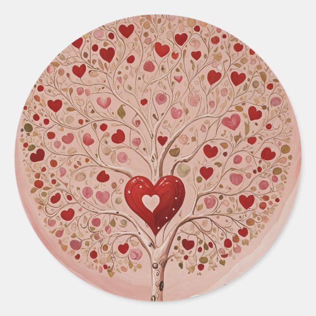 Heartwood Runder Aufkleber (Vorderseite)