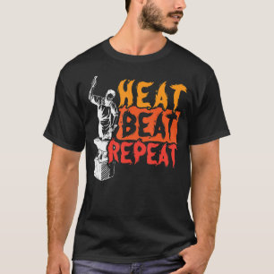 Heat Beat Repeat Metalsmith Schmied T-Shirt
