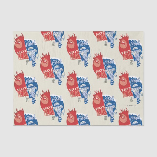 Heat Miser Hot Head & Snow Miser Mr. Cool Seidenpapier (Vorderseite)