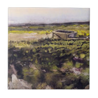 Heath with Wheelbarrow by Vincent van Gogh
