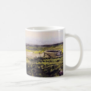 Heath with Wheelbarrow by Vincent van Gogh Kaffeetasse