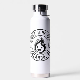 HeatHead Black and White Water Bottle Trinkflasche