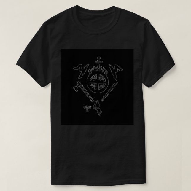 Heathen Pride Schwarzer T-shirt (Design vorne)