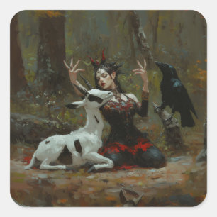Heathen Quadratischer Aufkleber