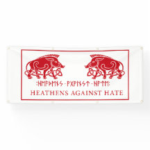 Heathens contre la bannière de la haine