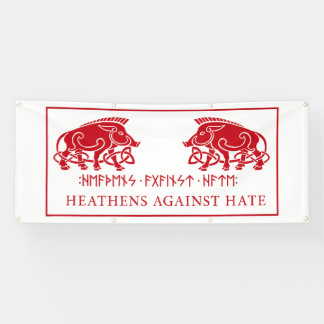 Heathens contre la bannière de la haine